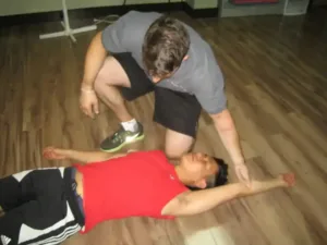 Part 1 Putting Someone in the H.A.IN_.E.S recovery position